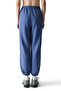 Blue Silk I Touch Silky Touch Contrast Detailed High Adjustable Waist Sweatpants - 3