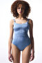 Blue Dina Corset Swimsuit