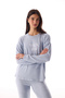 Light Blue Magic Soft Thermal Effect Long Sleeve Pajama Set - 2
