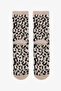 Light Beige Leopard Patterned Home Shoes - 2