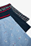 Men's New Year Patterned 3-Piece Boxer - 5