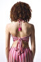 Striped Moi Halter Neck Crop Top - 3