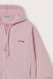 Pink Zippered Hooded Sweatshirt - 4