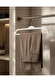 Wooden 8176 Bar Trouser Hangers White Color 4 Pieces - 5