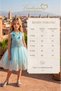 Peacock Embroidery, Crown Accessories, Lined, Lace Detailed Girls' Evening Dress 5-9 Years Old Birthday, Graduation, Special Occasion - 8