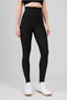 Corset Leggings Slimming Black Leggings - Adjustable Buckle Design - 4