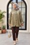 Beli Lace-Up Skinny Leg Pants -Brown - 5
