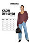 Basil v women's oversize long sleeve and v-neck plum blouse - 6