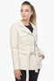 Gia Genuine Lambskin Biker Women's Coat Beige - 4