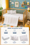Baby Cotton Waffle Pike Sheet Set Set of 4 - 6