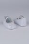 Linda Genuine Leather Baby Girl Ballerina Flats White Pearlescent - 3