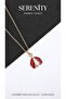 Steel Necklace with Winged Ladybug Figure