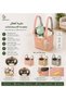 leather Mom handbag-Grey - 7