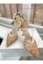 Pearl Lace Women's Heel Shoes