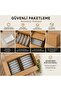 Kütahya Pure 6-Piece Long Rectangular Serving Plate Set for Breakfast, Meze, Catering, and Dowry - 8