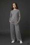 Blue Hooded Tunic Dress and Trousers Girls' 3-Piece Set 24746 - 5