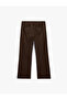 Pocketed Viscose Blend Pleated Fabric Trousers - 6