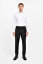 Men's Black Side Pocket Basic Comfort Fit Flexible Trousers 1003255005 - 2