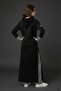 Black Hooded Tunic Dress and Pants Girls' 3-Piece Set 24745 - 5