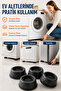 Gray White Goods Booster 8-Piece Washing Machine Dishwasher Refrigerator Anti-Vibration - 7