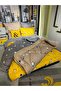 Single Double Sided Welsoft Quilt Space Yellow - 3