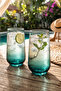 Iconic 4-Piece Soft Drink Glass Set Green 470 Cc - 3
