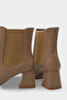 Pointed Toe Side Elastic Women's Boots - 3
