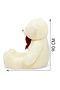 90 cm Large Teddy Bear with Bow Tie - 5