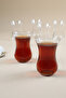 Pure imported thin glass 6-piece tea cup set 120 cc - 2