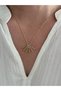Zircon Stone Fan Model Women's Steel Necklace - 2