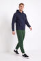 Men's Hooded Sweatshirt with Pockets and Fleece Inside