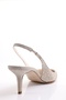 Beige Stone Pointed Toe Slingback 26014 - 2