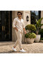 Ba0580 White Leather Men's Shoes - Laceless Belted High-Sole Easy-Clean Comfortable Casual Loafer Sneakers - 7