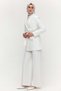 Kuşaklı Kruvaze Blazer Ceket - 2