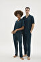 Kocabey kkt-26150k women's apaja collar buttoned pajama set - 3