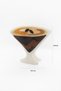 Espresso Martini Design Bone Clasp Hair Clip – Cocktail Figured Hair Clip - 4