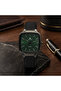 Sleek Men’s Analog Watch – Square Dial, Japanese Elite Y121 Quartz Movement, Silicone Strap & Stainless Steel Case Back – Gunmetal Case - 5