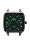 Sleek Men’s Analog Watch – Square Dial, Japanese Elite Y121 Quartz Movement, Silicone Strap & Stainless Steel Case Back – Gunmetal Case - 4