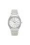 C1 Men’s Ultra-Thin Octagonal Stainless Steel Watch – Silver Case