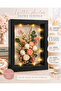 20X25X3 Glass Deep Memory Keepsake Frame - Rose Promise Engagement Flower Box
