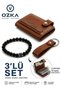Wallet with Card Holder - Keychain and Bracelet Gift - 3