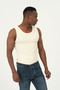 Men's Halter Neck Combed Cotton Camisole Fitted Fit Sportsman Lycra Undershirt