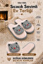 Women's House Slippers Plush Cat Paw Figured Slippers Dowry and Bundle Slippers No Sound Thick Sole