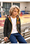 Sustainable Hooded Dark Green Boys' Sports Jacket