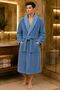 Natural 100% Cotton Bathrobe. (50*90 Hand Towel with Gift)
