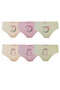 6-Pack Girls' Printed Colorful Slip Panties - 2