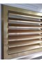 Bathroom Ventilation Grille, Golden Yellow Aluminum, 60*60 - 4