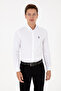 Men's White Long Sleeve Basic Shirt 50316723-Vr013