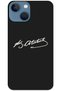 Apple iPhone 13 Mini Compatible Case Ataturk Signature Silicone Case (Printed)