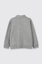 Baby Boy Collar Detailed Long Sleeve Double Pocket Knitted Blue Jacket - 6